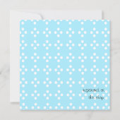 Bedotted Duck in Blue Kaart (Achterkant)