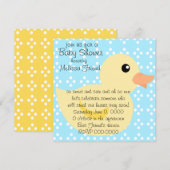 Bedotted Duck in Yellow Kaart (Voorkant / Achterkant)
