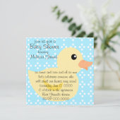 Bedotted Duck in Yellow Kaart (Staand voorkant)