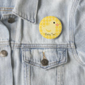 Bedotted Duck in Yellow Ronde Button 5,7 Cm (In situ)
