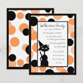 Bedotted Halloween Invites Kaart (Voorkant / Achterkant)