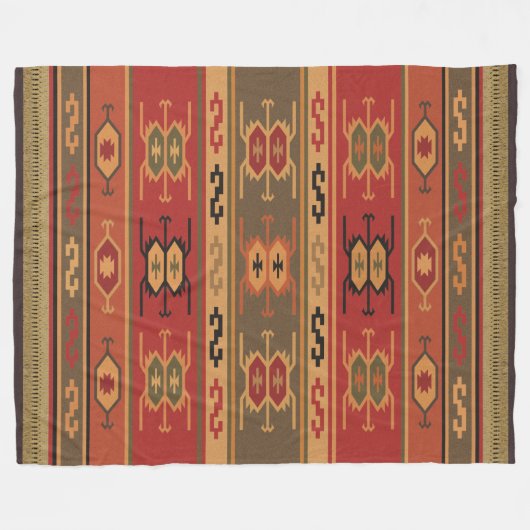 Bedouin "Camel Bag" Fleece Deken (Voorkant (Horizontaal))