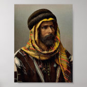 Bedouin Chief of Palmyra, Heilig Land (d.w.z. Tadm Poster (Voorkant)