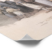 Bedouin Family bij de tempel van Amun, Thebes, Egy Poster (Hoek)