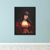 Bedouin Girl van Luis Ricardo Falero Canvas Afdruk (Insitu (Houten vloer))