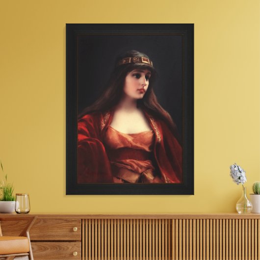 Bedouin Girl van Luis Ricardo Falero Canvas Afdruk (Insitu (Woonkamer))