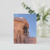 Bedouin in Petra Briefkaart (Staand voorkant)