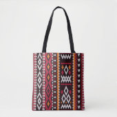Bedouin Sadu Fabric Pattern Tote Bag (Voorkant)