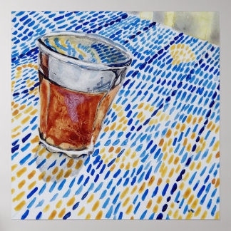 Bedouin Tea - Petra, Jordanië Poster