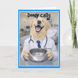 Bedpan 1 Get Well Card  BPB-1 Kaart
