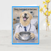 Bedpan Help Get Well Card BPA-1 Kaart (Gele Bloem)