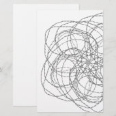 Bedraad Briefpapier (Voorkant / Achterkant)