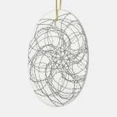 Bedraad Keramisch Ornament (Links)