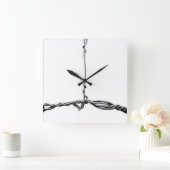 Bedraad Vierkante Klok (Huis)