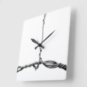 Bedraad Vierkante Klok (Hoek)