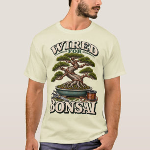 Bedraad voor Bonsai Boomverzorging T-shirt