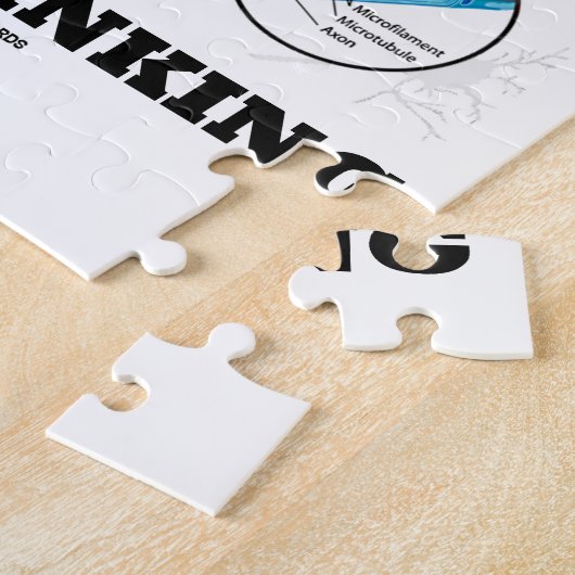 Bedraad voor denking (Neuron-synapse) Legpuzzel (Zijkant)