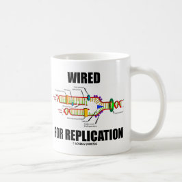 Bedraad voor replicatie (DNA-replicatie) Koffiemok