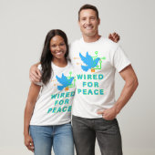 Bedraad voor vrede t-shirt (Unisex)