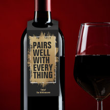 BEDRAAGT GOED MET ALLE Goudolie op zwart