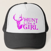 BEDRAG ALS EEN MEISJE TRUCKER PET (Voorkant)