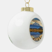 BEDRAG SHASTA OPGENOMEN KERAMISCHE BAL ORNAMENT (Links)