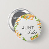 BEDRAG VOOR Button Baby shower van honingbijen (Voorkant /achterkant)