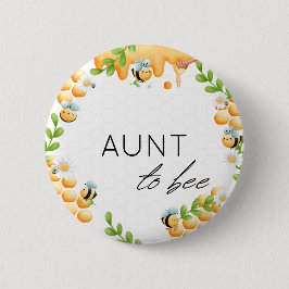 BEDRAG VOOR Button Baby shower van honingbijen