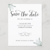 Bedrag voor weddenschap Eucalyptus Opslaan datum Flyer (Voorkant)