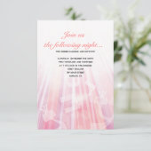 BEDRAGEN VAN LICHTBat Mitzvah Reception Kaart (Staand voorkant)