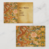 BEDRAGEN VAN MENSEN , STROMEN .GROENE VERLAZEN KUN VISITEKAARTJE (Voorkant / Achterkant)