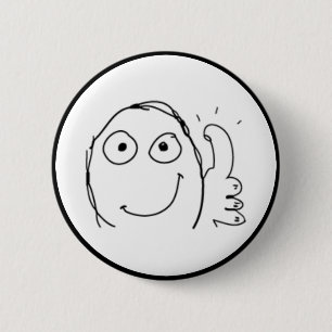 Bedreeg Comic Meme. Ronde Button 5,7 Cm