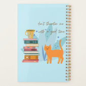 Bedreig me niet met een leuke tijd planner (Achterkant)