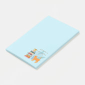 Bedreig me niet met een leuke tijd post-it® notes (Schuin)