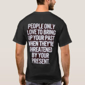 Bedreig met je huidige T-shirt (Achterkant)