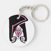 Bedreigd dier - Cool Graphic BAT - Wildlife Sleutelhanger (Achterkant)