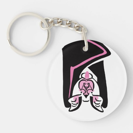 Bedreigd dier - Cool Graphic BAT - Wildlife Sleutelhanger (Voorkant)