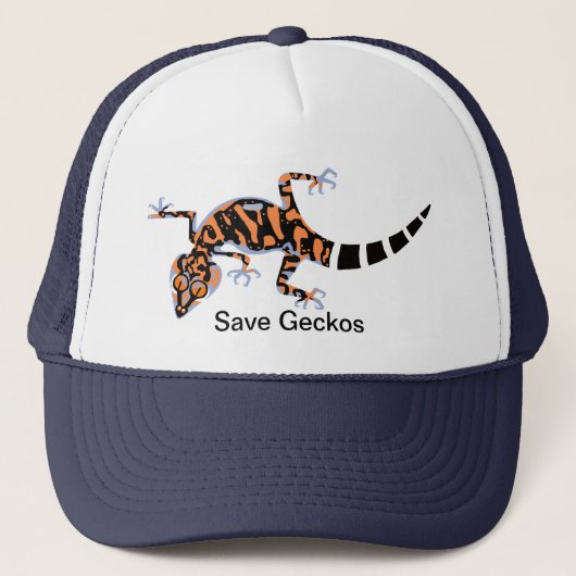 Bedreigd dier - Cool Save GECKOS - Natuur Trucker Pet (Voorkant)