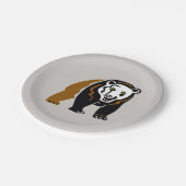 Bedreigd dier -Grizzly BEER -Wildlife - Party Papieren Bordje (Gekanteld)