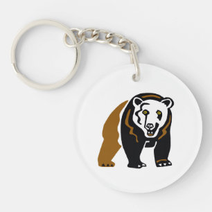 Bedreigd dier - Grizzly BEER - Wildlife - Sleutelhanger