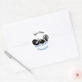 Bedreigd dier -Koel Zee OTTER- Conservatie - Ronde Sticker (Envelop)