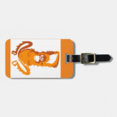 Bedreigd dier-ORANG-OETAN- Aap - Primaat Sinaasapp Bagagelabel (Voorkant horizontaal)