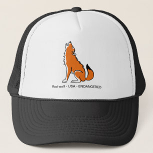 Bedreigd dier - Red WOLF - Wildlife warrior - Trucker Pet
