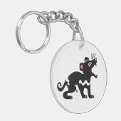 Bedreigd dier - Tasmaanse DUIVEL - Natuur - Sleutelhanger (Voorkant Links)