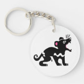 Bedreigd dier - Tasmaanse DUIVEL - Natuur - Sleutelhanger (Voorkant)