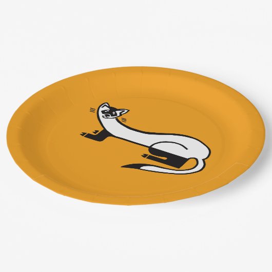 Bedreigd dier - Zwart-voetige FRET - Party Papieren Bordje (Gekanteld)