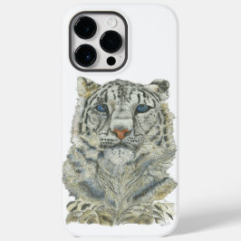 Bedreigd Elusive Snow Leopard kunstwerk Case-Mate iPhone 14 Pro Max Hoesje