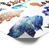 bedreigd Great Barrier Reef, Poster (Hoek)