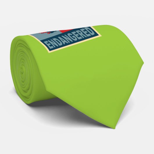 Bedreigd ontwerp van de Panda-Pop Stropdas (Opgerold)