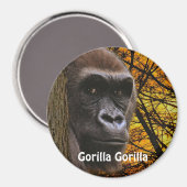 Bedreigde Afrikaanse Gorilla Great Ape Art Magneet (Voorkant / Achterkant)